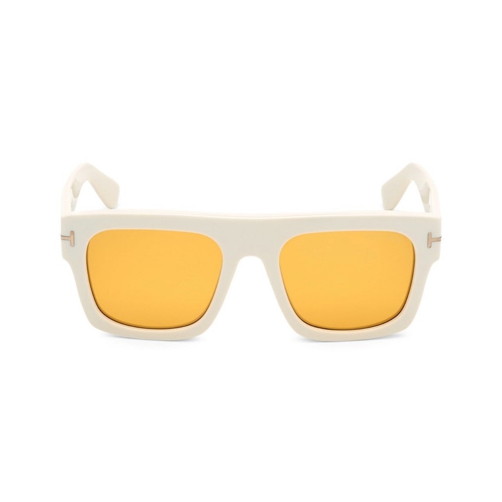 Tom Ford White Square Sunglasses